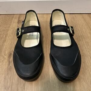 VANS Mary Jane Triple Black Womens 8.5 Shoes Sneakers Skater Whimsygoth Kidcore